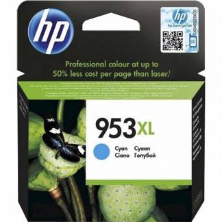 Blækpatron HP F6U16AE No. 953XL cyan 1,6K v5%