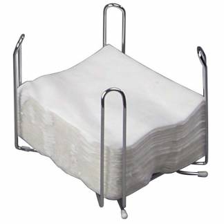 Servietstativ metal til 33x33cm 1/4-fold 1stk/pak