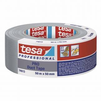 Tape tesa lærred grå 50mmx50m 74613 Duct tape PRO