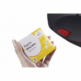 Prisetiketter Avery 2 linjer hvid 26x16mm aftagelig 1200stk