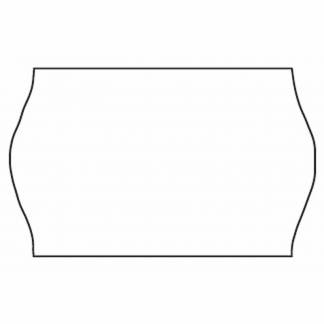 Etiket Meto 26x16mm hvid frostlim 5 1200stk/rul