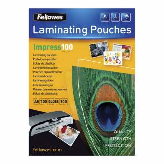 Lamineringslommer 100 mic. 154x216mm 100stk/pak A5