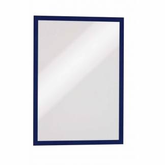 Skilt DURAFRAME® selvklæbende A3 m/blå ramme 2stk/pak