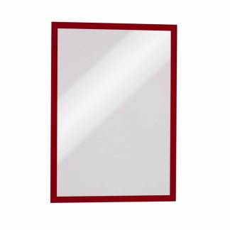 Skilt DURAFRAME® MAGNETIC A3 m/rød ramme 5stk/pak