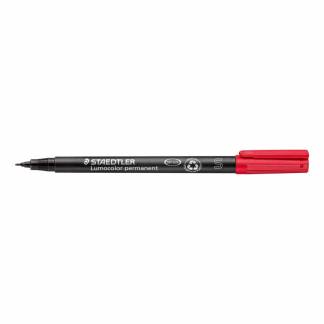 OHP-pen Lumocolor rød S 0,4mm 313-2 permanent