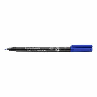 OHP-pen Lumocolor blå F 0,6mm 318-3 permanent