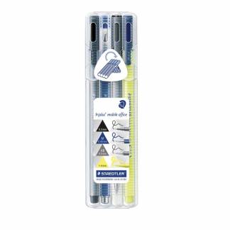 Marker STAEDTLER triplus Mobile Office ass. 4stk