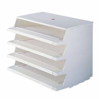 Brevbakker Twin Panorama hvid 2100-2 4bakker/stk