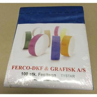 Festtegn TYSTAR 250x20mm bl&aring;