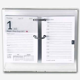 Kalenderstativ acryl ufarvet t/1400 00, 3666 00