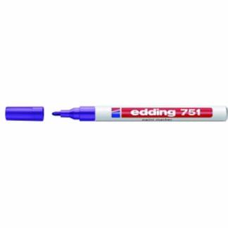 Paint marker Edding 751 permanent violet rund spids 1-2mm