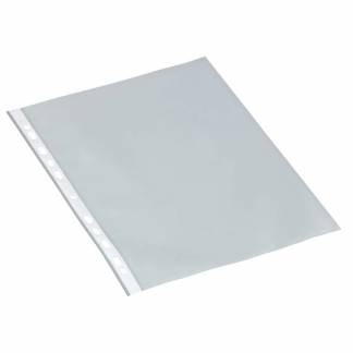 Plastlommer A4 åben top 0,09mm PP m/præg 100stk/pak