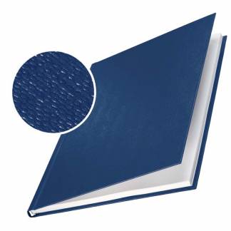 Skinneomslag Leitz tekstil 3,5mm blå 10stk/pak