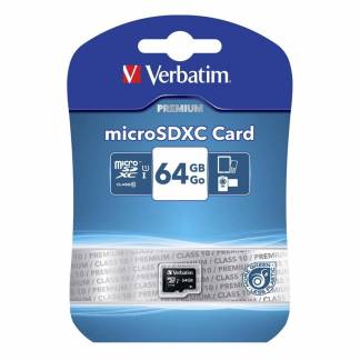 Micro SD card Verbatim 64GB XC 44014 PRO Class 10