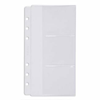 Plastlommer t/kreditkort t/ pers. planner 3771 10lommer/stk