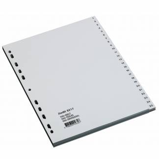 Plastregister grå A4 1-100 621705