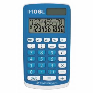 Lommeregner Texas TI-106 II 118x68x12mm