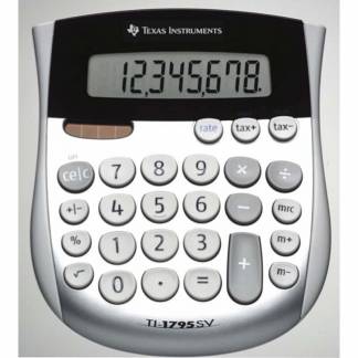 Lommeregner Texas TI 1795SV 8 cifret display-skråtstillet