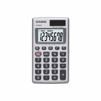 Lommeregner Casio HS-8VA 8 cifre - metalkabinet