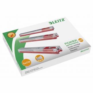 Hæfteklammekassetter Leitz 12mm rød 5x210stk/pak