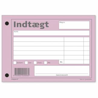 Indtægtbilag 100bl 100x148mm 92 2200 60