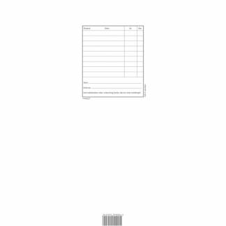 Kasseblok 100bl 85x272mm 92 2205 10