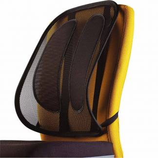 Rygstøtte Fellowes MESH Tri-Tensioning-system sort