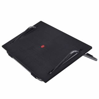 Fodstøtte Twin Ergonomic sort/krom 3121