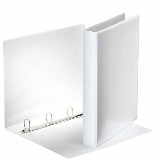 Hobbymappe Esselte 25mm hvid 4-rings D-mekanisme 49702