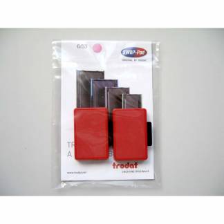 Stempelpude Trodat rød 2-pack til 5204/5206/4206/4460 m.fl 6/56