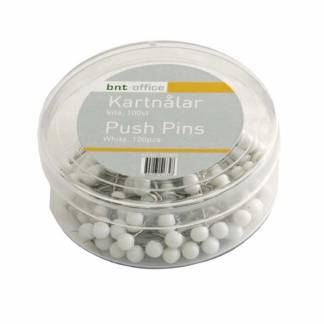 Kortnåle 4mmx20mm hvid 100stk/pak