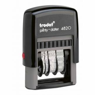 Datostempel Trodat 4820 sort 4x25mm dato