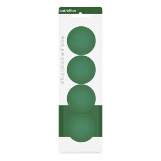 Magneter bnt grøn Ø40mm blister 4stk/pak