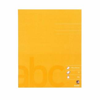 Skolehæfte Bantex 17x21cm ulin 32bl 70g gul