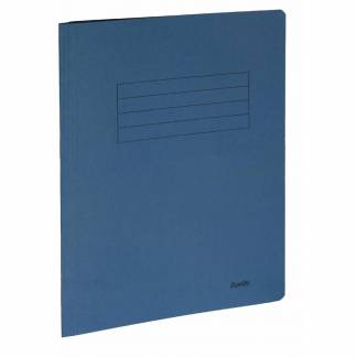 Arbejdsmappe Bantex blå 318x240mm m/skrivefelt