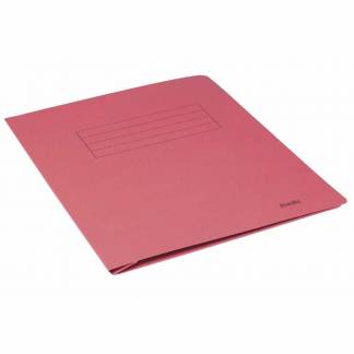 Arbejdsmappe Bantex rød 318x240mm m/skrivefelt
