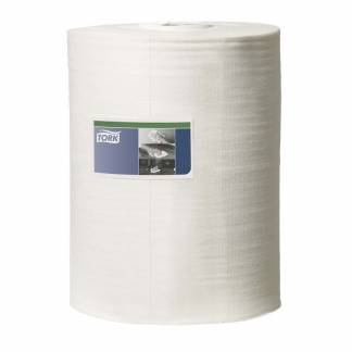 Aftørringsklud Tork Alt-i-en W1-W3 1-lags hvid 114m 90537