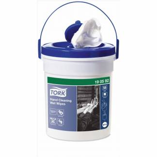 Håndrens Tork Wet Wipe spand 58ark/spand 4sp/kar