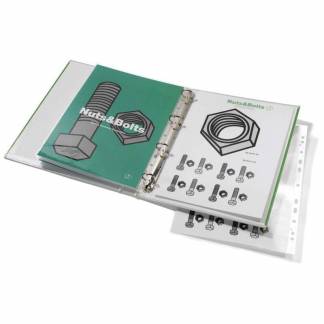 Lamineringslommer A4 Glossy 125mic. m.huller 100stk/pak