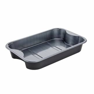 Plastbakke C2294-1B CPET sølv/sort 1770ml 204st/kar