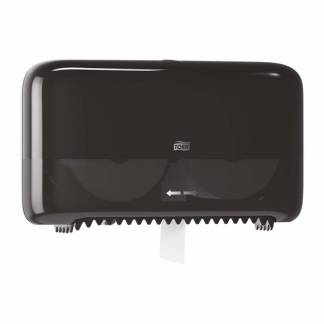 Tork T7 Twin dispenser toiletpapir sort