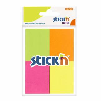Notes Stick'N NEON 4 ass. farver 38x50mm 4x50blade