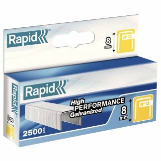 Hæfteklamme Rapid Tools 13/8 galvaniseret 2500stk/æsk