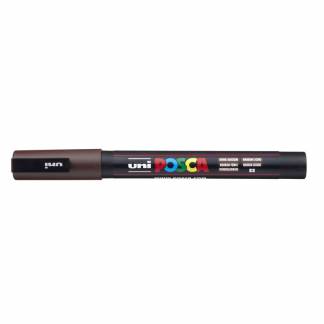 Paint marker Uni Posca PC-3M dark brown 0,9-1,3mm