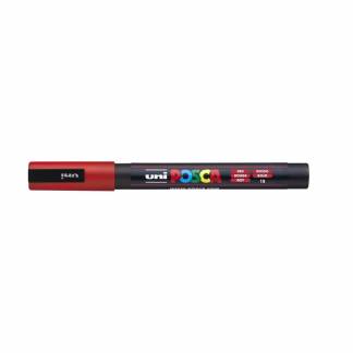 Paint marker Uni Posca PC-3M red 0,9-1,3mm