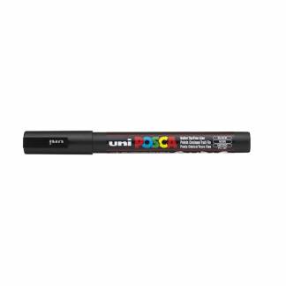 Paint marker Uni Posca PC-3M black 0,9-1,3mm