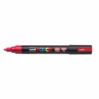 Paint marker Uni Posca PC-5M fluo red 1,8-2,5mm