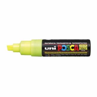 Paint marker Uni Posca PC-8K fluo yellow 8mm