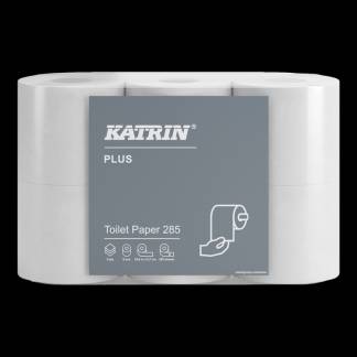 Toiletpapir Katrin Plus 285 hvid 35m 38411 3-lag 42rul/pak