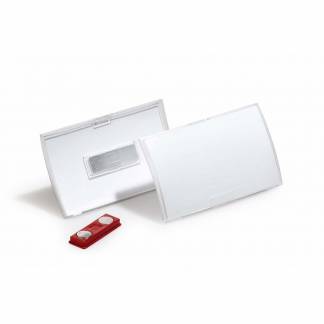 Navneskilt CLICK FOLD magnet 54x90mm 10stk/pak